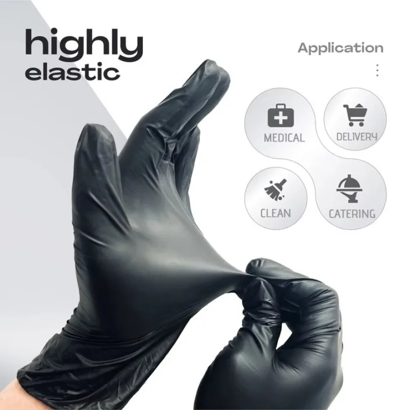 Disposable Rubber Gloves PVC Gloves Household Kitchen Cleaning Cooking Tattoo Hair Dye 10-400pcs