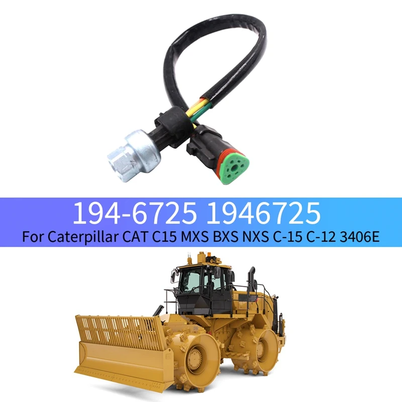 

Датчик давления масла 194-6725 1946725 для Caterpillar CAT C15 MXS BXS NXS C-15 3406E