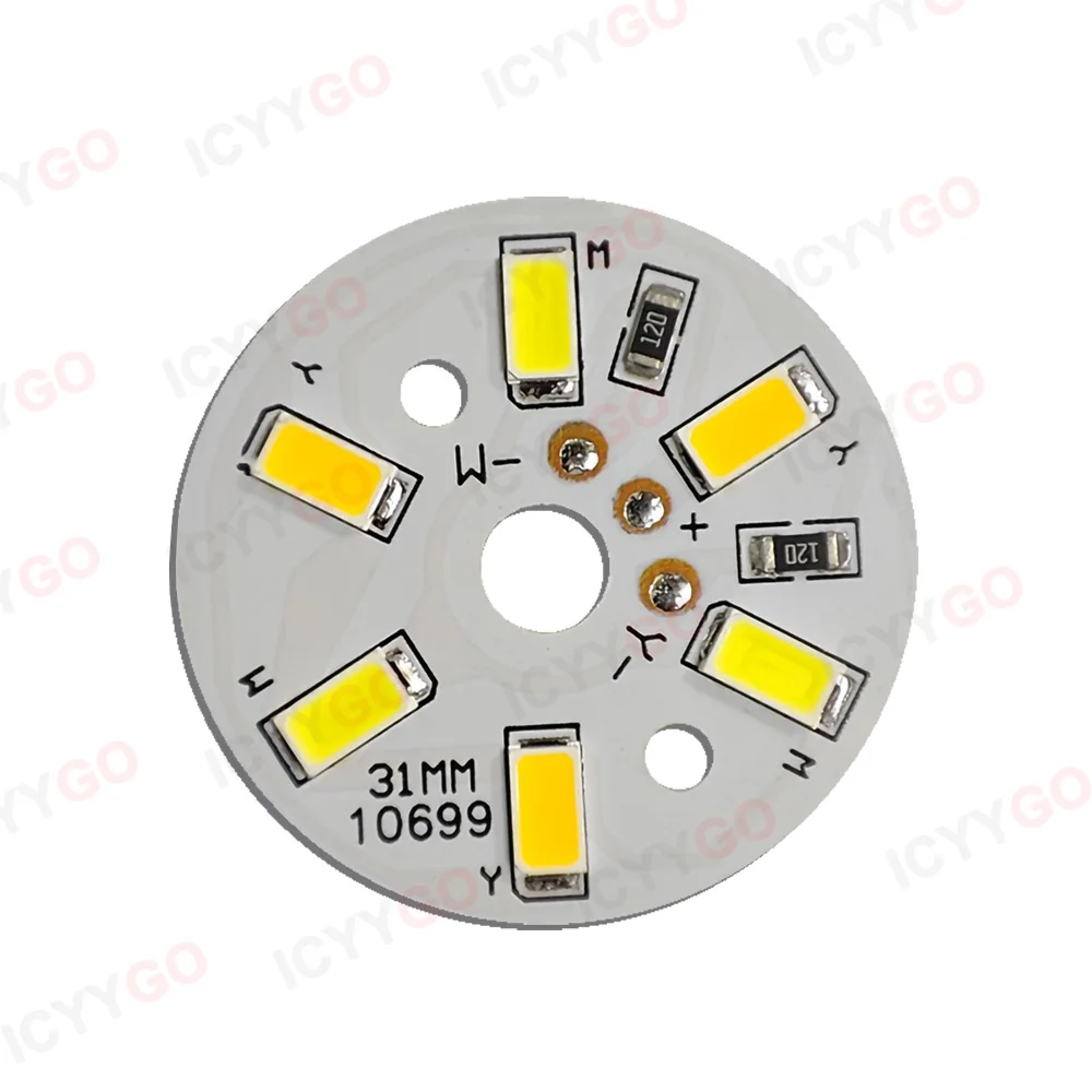 5V 램프 구슬 LED 광원 보드 3W 흰색 따뜻한 2 색 5V 라이트 보드 너도밤 나무 단단한 나무 저전압 라이트 보드