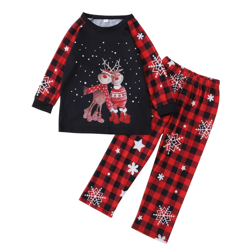 thumbnail image 1 of Nuevo conjunto de pijamas navideños familiares, conjuntos familiares a juego, ropa navideña familiar para parejas, conjuntos de ropa con apariencia familiar, 1 of 5