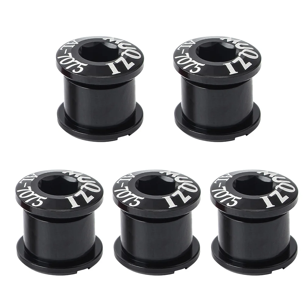 

5pcs Bicycle Chainring Screw MTB Road Bike Chainring Bolts Single Double Triple Speeds Screws Aluminum Bike Chainring Screws