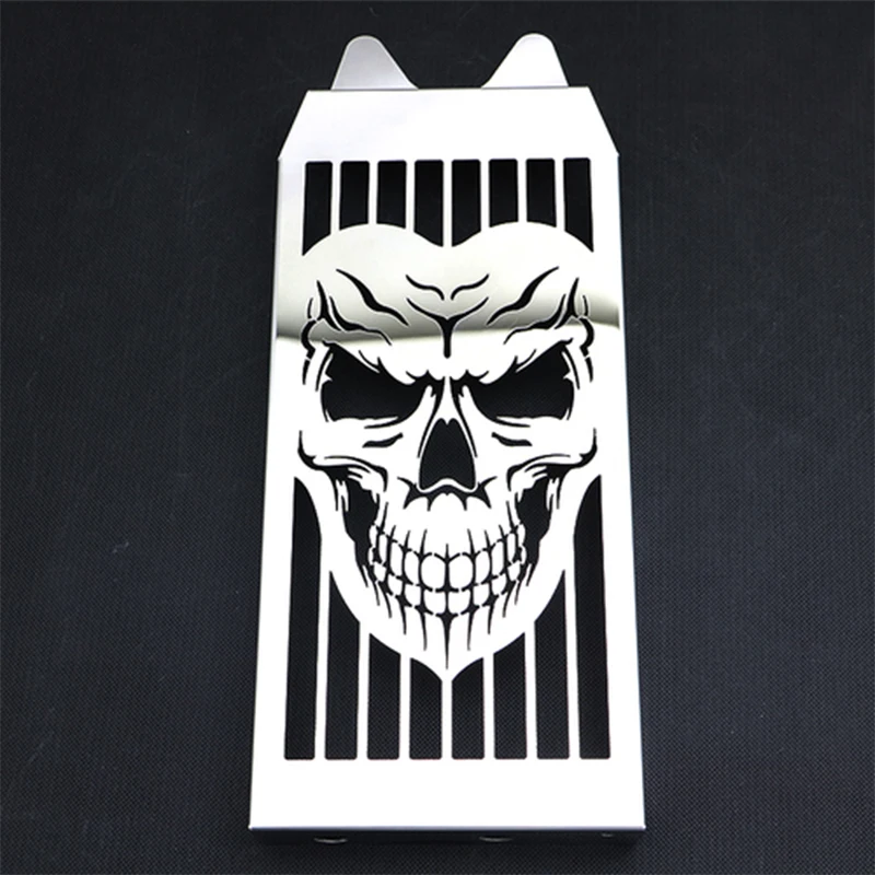 Motorcycle Steel Skull Radiator Grill Cover Guard Protector For HONDA Shadow VLX600 VLX400 VT600 Steed 600 400 1988 1989-2007