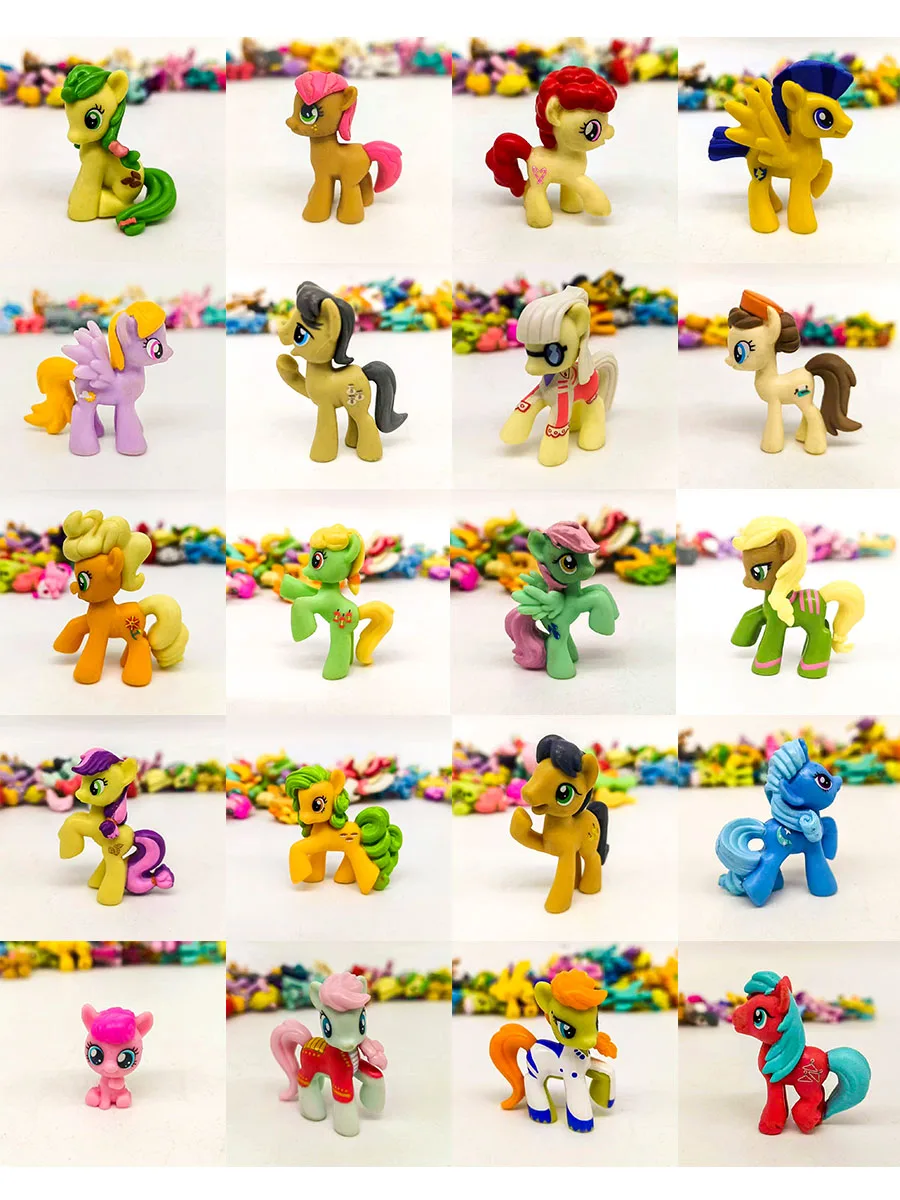 

My Little Pony Tales Friendship Action Figure Toys Collection Anime Classic Retro Pegasus Unicorn Flutter Sea Ponies Doll Gifts