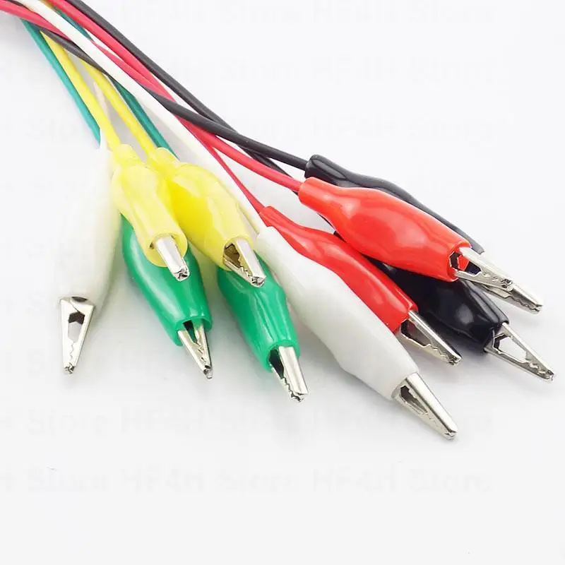 Roach Clip Alligator Clips Electrical 5 Colors Test Jumper Wire Alligator Double-ended Crocodile Clips Test Leads 1/5/10 Pcs B4 alligator clips