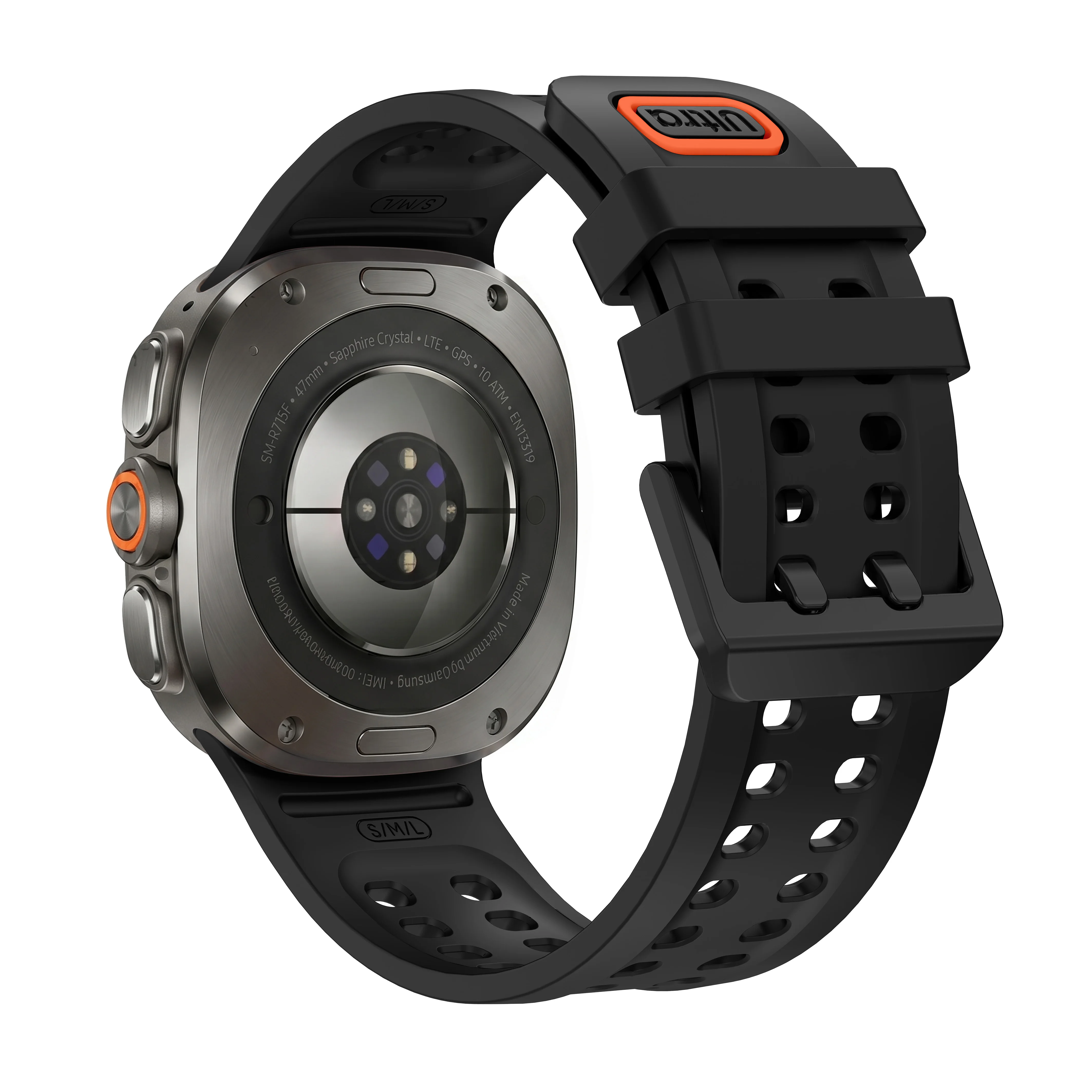 Premium Silicone Marine Sports Band for Smartwatch - Ultra Durable Strap