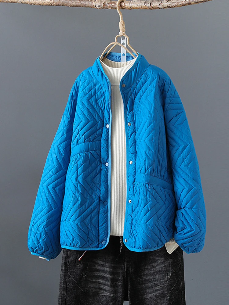 Streetwear Batwing sleeve down jacket Women's 2023 Autumn winter Oversized Ultra Light puffer coat warm Solid color INKEO 3O071