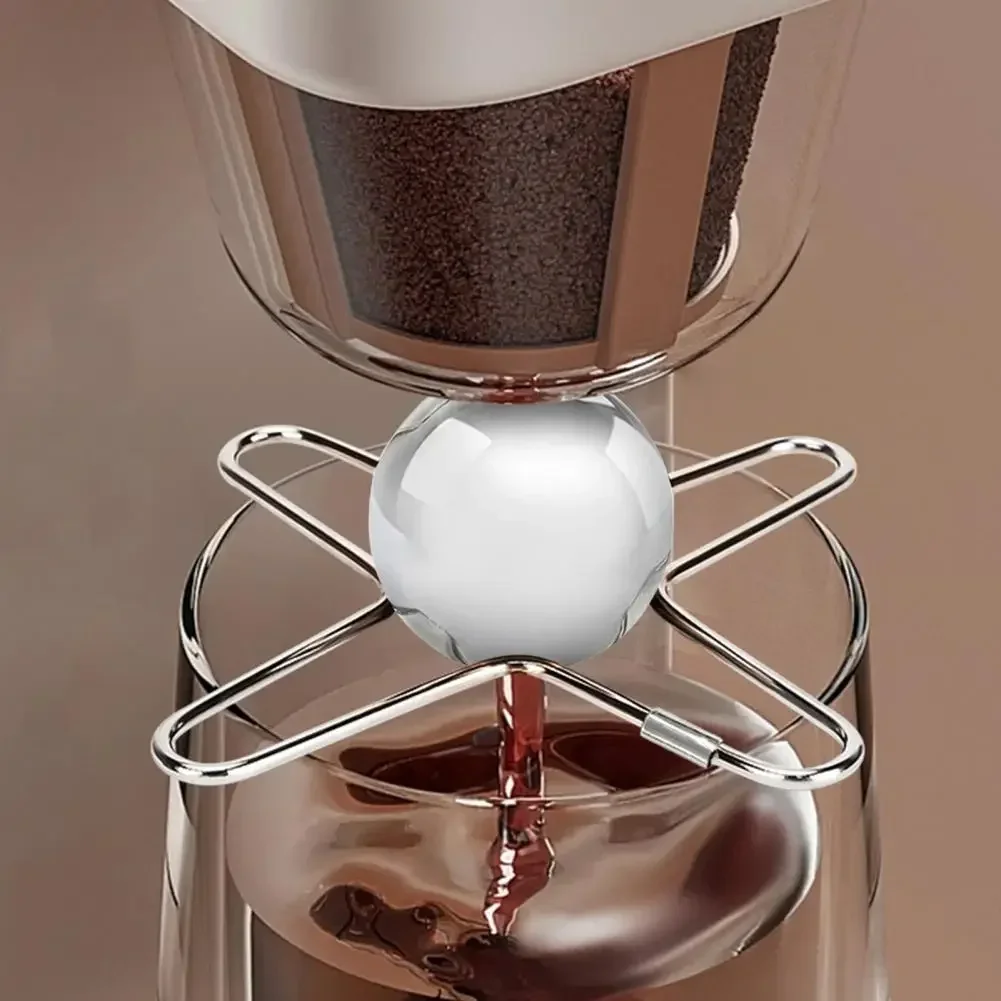Coffee Cooling Tool With Stainless Steel Ice Sphere Unlock Coffee True Flavors Ice Ball Tools Reusable Coffee Accessories