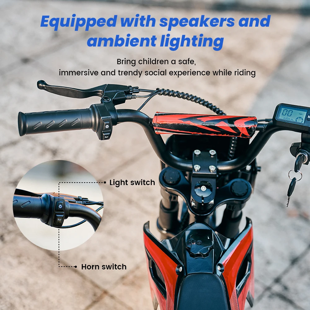 Elektrofahrrad iscooter A14 Kinder E-Bike 36V5.2Ah Akku 500W Motor 27KM/H Geschwindigkeit Kinder-Elektrofahrrad für draußen EU-Lagerbestand – Detail 5