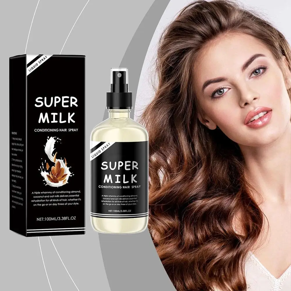 Leave-In Hair Spray 1/3PCS Gently Moisturizes And Improves Frizz Softens And Shines Fresh Fluffy Hair Spray Mask