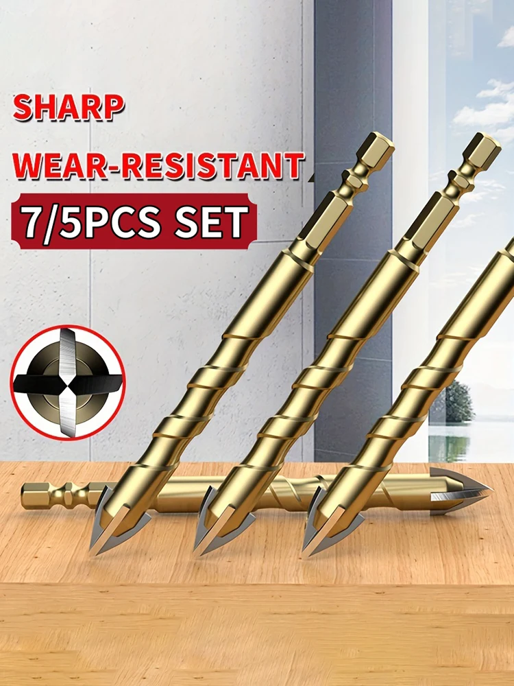 7/5PCS 세라믹 유리 콘크리트 대리석 나무 철강 드릴링 도구에 대 한 다기능..