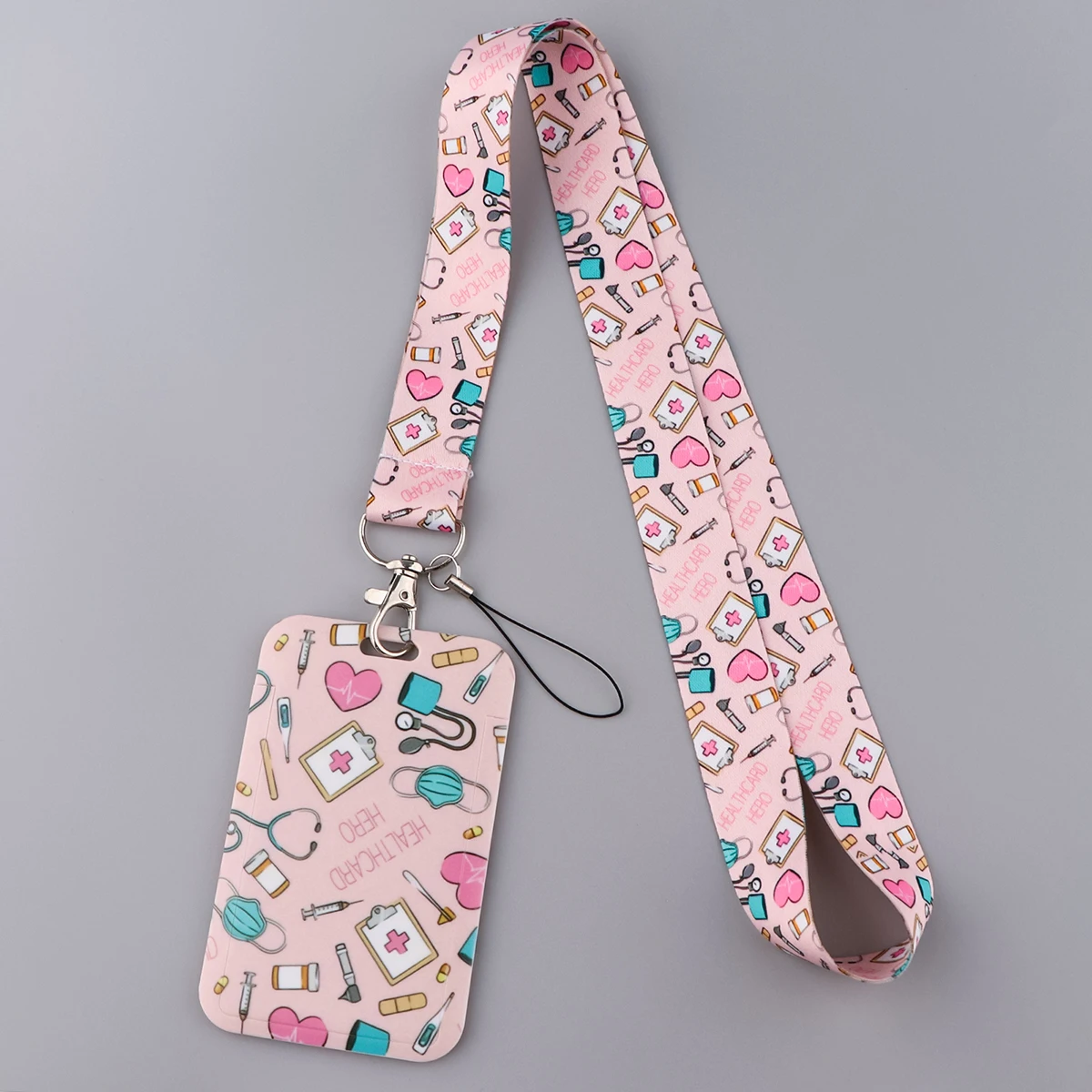 KKZ600 Medical Supplies Lanyard Card Holder Doctors Nurses Hanging Neck