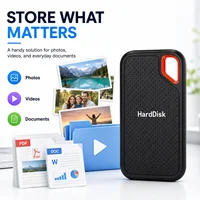 Portable 2TB External Storage SSD Type-C Hard Drive for Student Office Travel Home Use MAC 2