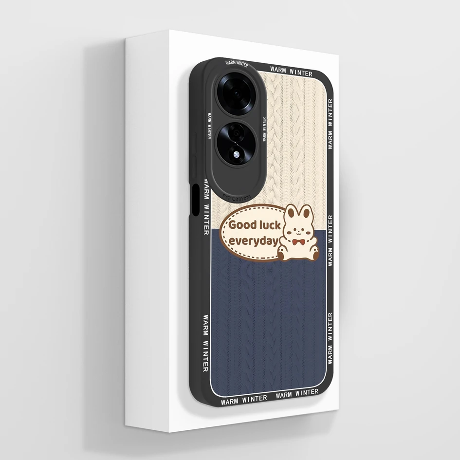 Fashionable Coloured Drawing Phone Case - Soft Silicone Anti-Drop Protective Shell