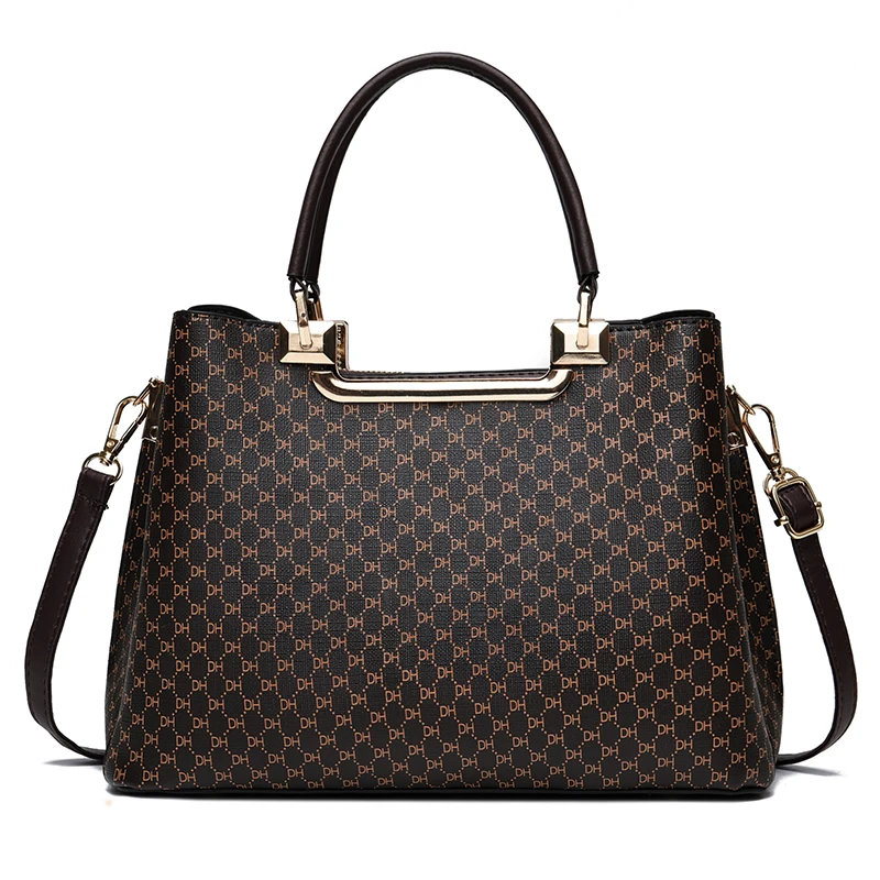 حقيبة يد نسائية عصرية في منتصف العمر، تتميز بتصميم...