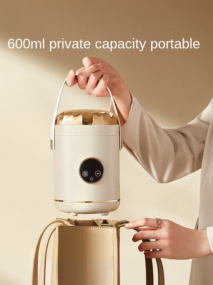 220V 600ML Electric Stewing Cup Automatic Cooking Small Portable Congee Cooking Pot Stewing Health Congee Cup Multi Cooker 3