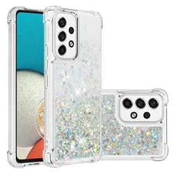 Glitter Clear Liquid Quicksand Phone Case with Dynamic Design - Samsung A13 5G (G)