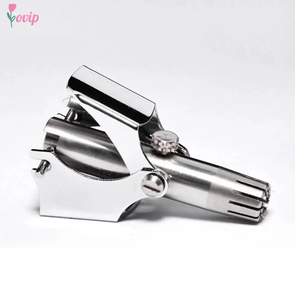 Nose Trimmer for Men Safe Stainless Steel Manual Trimmer for Nose Razor Shaver Washable Ear Hair