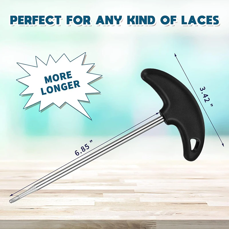 Shoe Lace Tightner Stainless Steel Plastic Hockey Skate Tightener Portable Pullers For Ice-Skates Figure-Skates
