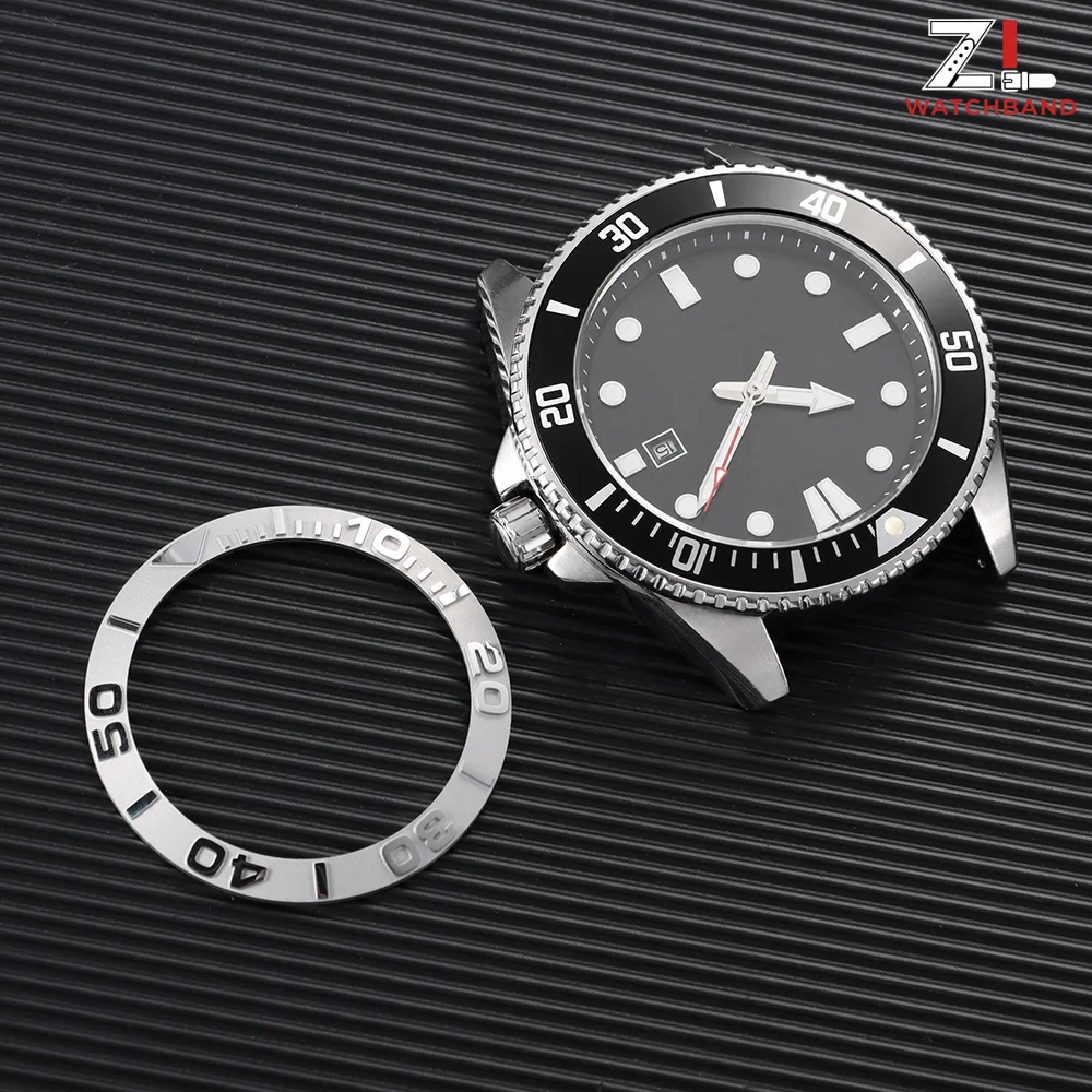 Ceramic 3D Raised Letter Watch Bezel Insert Accessory