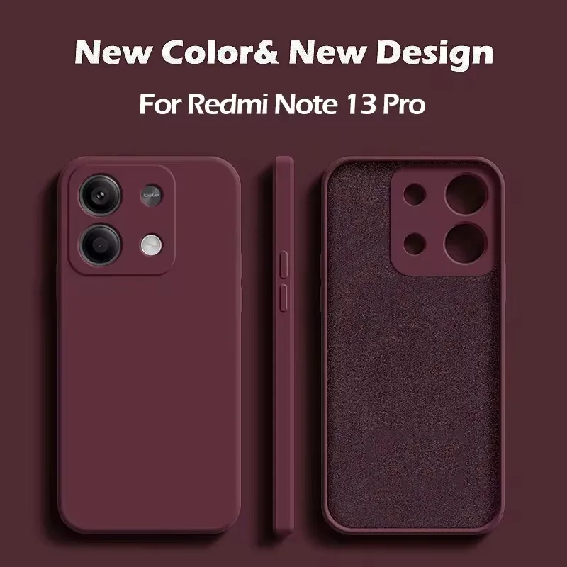 Elegant Liquid Silicone Full Cover Phone Case - Fashionable Protection