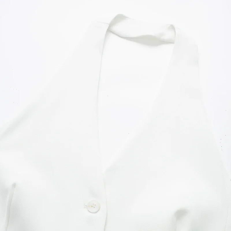 TRAF Women’s Suit Vest Halter Neck Sleeveless Vest Woman Off Shoulder Black White Short Vest 2024 Casual Backless Formal Vests Best Sellers In Women's Clothing TRAF Women’s Suit Vest Halter Neck Sleeveless Vest Woman Off Shoulder Black White Short Vest 2024 Casual Backless Formal Vests Best Sellers In Women's Clothing