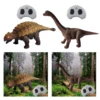 Realistic Kids Remote Control Dinosaur Robot Dinosaur Action Figure Electronic Toys Walking for 3+ Year Old 4