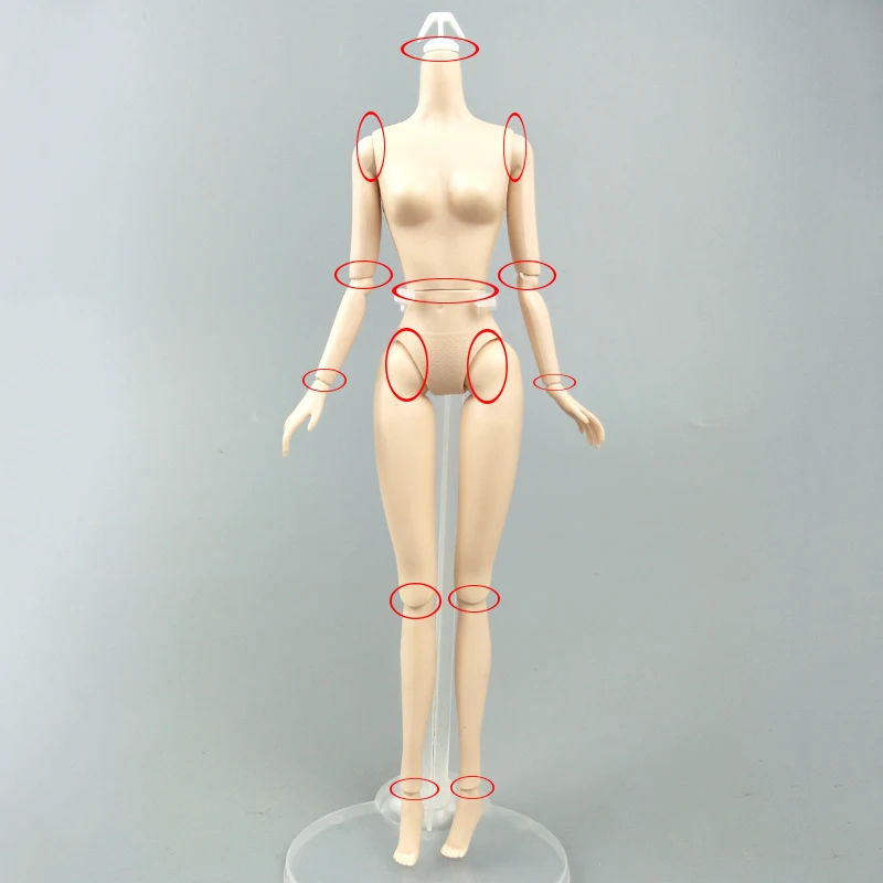 1:6 Jointed DIY Movable Doll Body Doll Accessories 1/6
