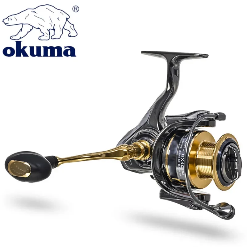 Okuma Baoxiong 회전 릴, 바다 낚시 스피닝 휠 타입, 금속 와이어 컵 서브 피쉬 와이어 휠, 18kg 저항, 13 + 1 볼 베어링