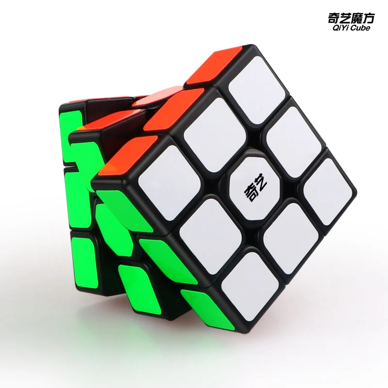 QiYi парусный кубик 3x3 скорости волшебный кубик бесконечности черный Профессиональный 3x3 Кубик пазл обучающие игрушки для детей подарок 3x3