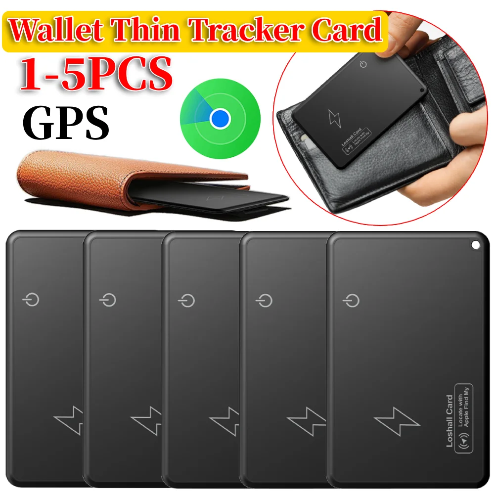 Wireless Charging GPS Locator Bluetooth-Compatible Work with Apple Find My App Smart Card Tracker Waterproof for Purse Passport for gps tracker,gps locator,anti lost tracker,bluetooth tracker,bluetooth gps tracker,bluetooth finder,anti lost alarm