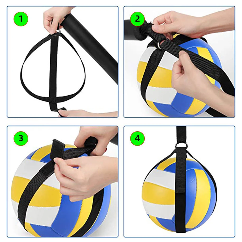 Volleyball Spike Trainer Jumping Action Speed Training Aid System Volleyballs Exercise Belt Supplies For Beginners volleyball trainer