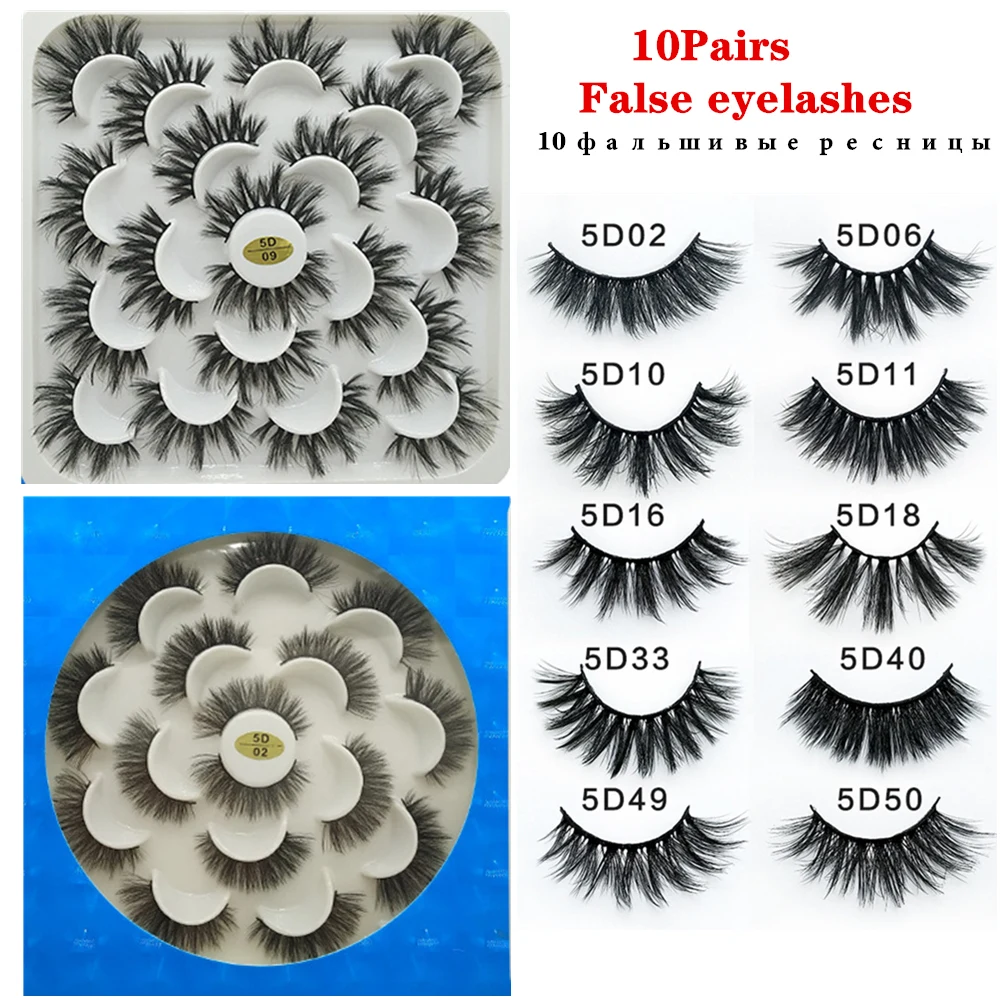 

Новинка, 10 пар, норковые ресницы 5D оптом, искусственные ресницы с индивидуальной коробкой, Wispy, натуральные норковые ресницы в упаковке, Короткие натуральные накладные ресницы оптом