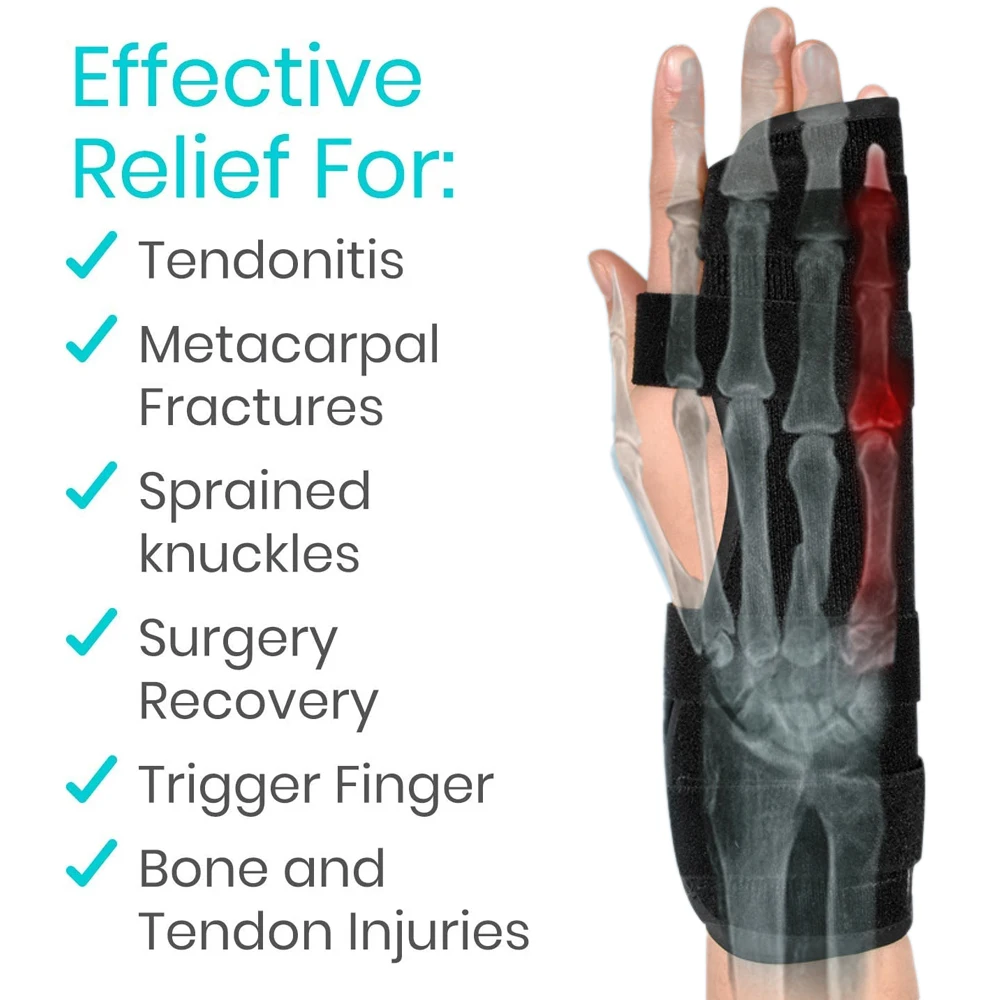 Adjustable Trigger Finger Splint Support Brace for Children and Adult Brace for Arthritis Pain Relief Boxer Fracture 1Pc
