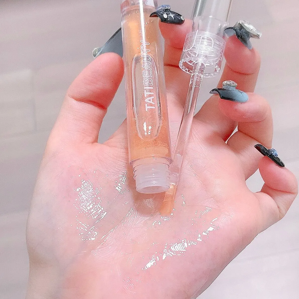 Lip Oil Uuny Transparent Water Gloss Lip Honey Female Moisturizing Lip Glaze Mirror Toot Glass Lip Gloss Student 3
