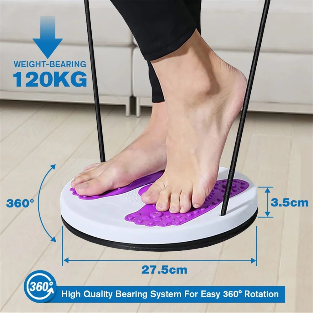 Waist Twisting Disc Unisex Waist Trainer Health Thin Exerciser Twist Board Exercise Foot Massage Plate Fitness Equipment waist twisting disc