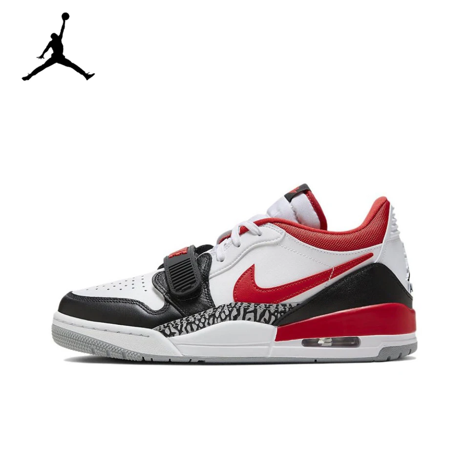 Оригинальная Классическая уличная Баскетбольная обувь Air Jordan Legacy 312, красная, черная, белая, Ретро стиль