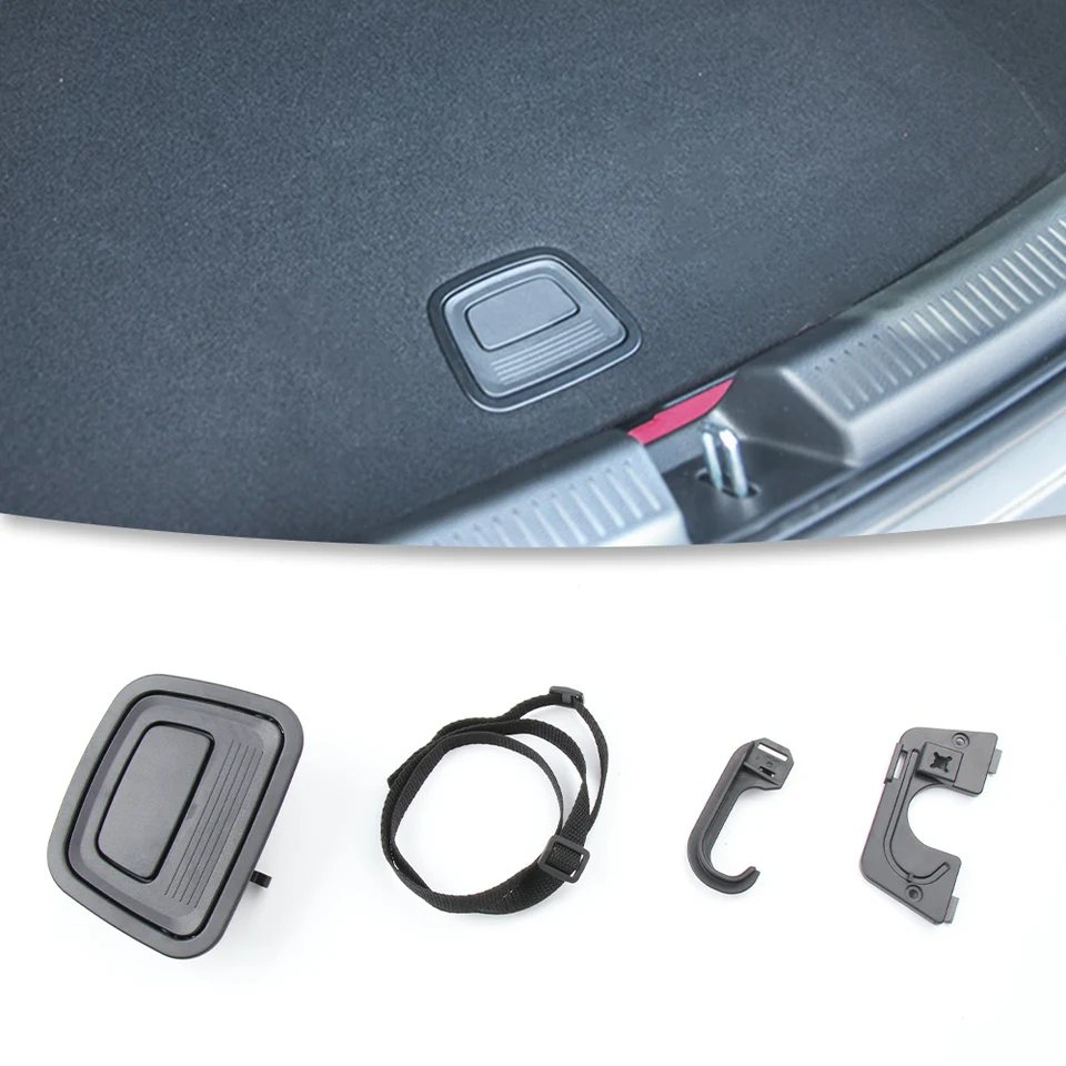 GL ML GLE GLS B C GLC CLA GLA Car Trunk Tail Cover piastra inferiore Mat pavimento tappeto maniglia accessori Auto per Mercedes Benz  34