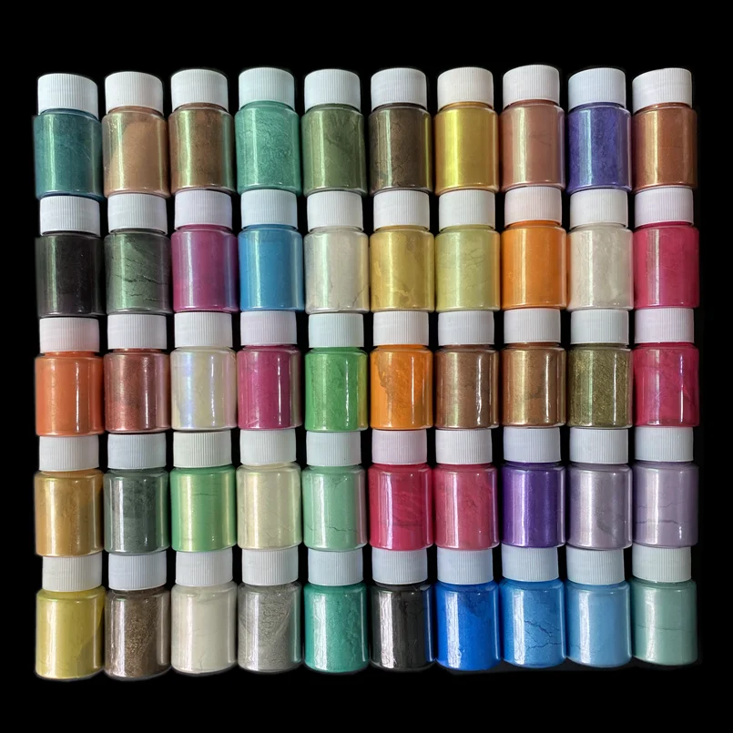 Magic Polarized Symphony Mermaid Pearl Mica Car Paint Color Cosmetics Eyeshadow Soap Dye Diamond Pigment Nail Glitter Dust