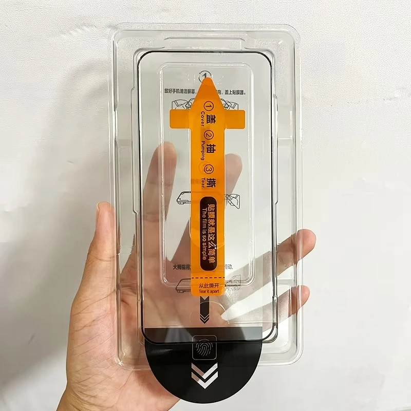 1-3 Stück staubfreies gehärtetes Glas für Samsung A56 5G A55 A36 A17 A16 A15 A14 A13 A34 A35 A54 A53 A52 A24 A25 A73 Displayschutzfolie – Detail 6