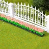 Artificial Miniature Shrub Strip Green Belt Model Grass Strip Fence Sand Table Scene Manual DIY Material Realistic Garden Decor 6