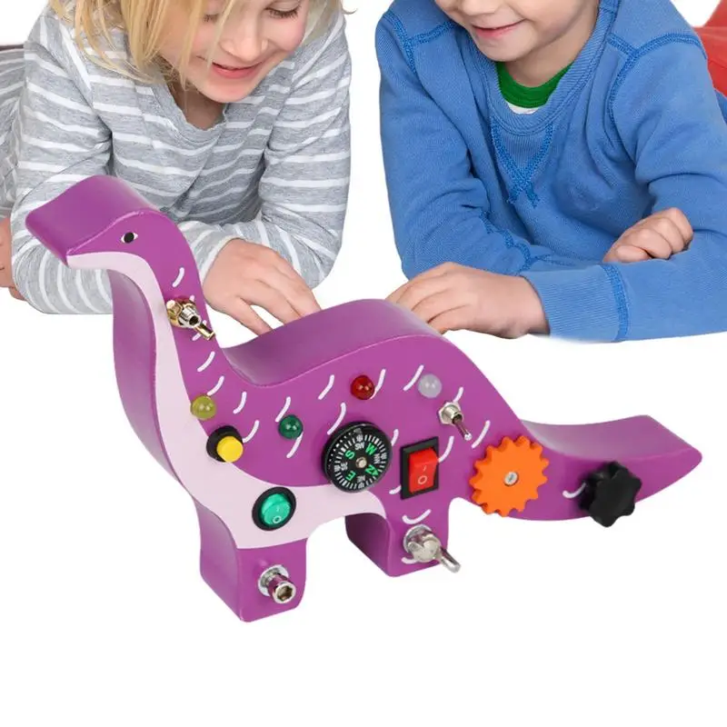 

Игрушка Монтессори для начинающих ходить, сенсорная игрушка, доска для игрушек, деревянные переключатели, портативная обучающая игрушка для малышей, игрушка для путешествий