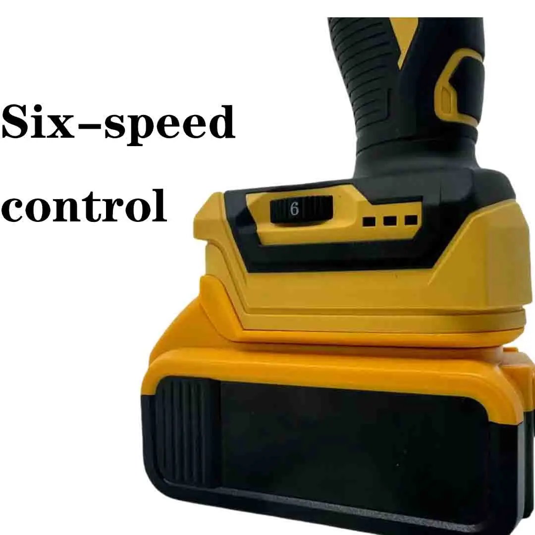 Wireless Glass Glue Gun Electric Caulking Gun For Dewalt 20V Battery 4 Adjustable Speed LED Light Adhesive Glue Seal Sealant