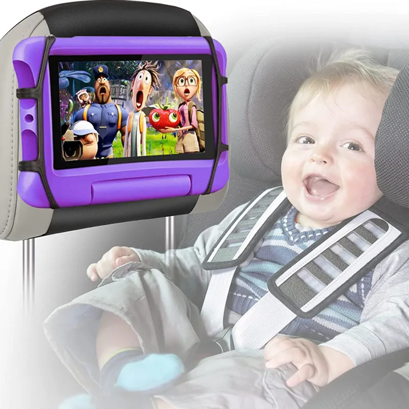 360 rotating adjustable universal car tablet holder back seat kids