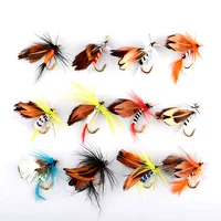 12pcs Insects Flies Set For Carp Trout Topwater 5