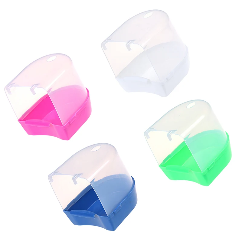 Hanging Bird Bath Cube Parrots Bathtub Bath Shower Box Cage for Little Bird Canary Budgerigar Cockatiel Lovebird Boxes Accessory bird bath