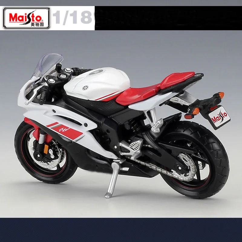 1:18 Maisto YZF-R6 FJR 1300 YZF-R1 TT-R250 Racing Motorcycle Model Simulation Alloy Street Motorcycle Model  Kid Toy Gift 3