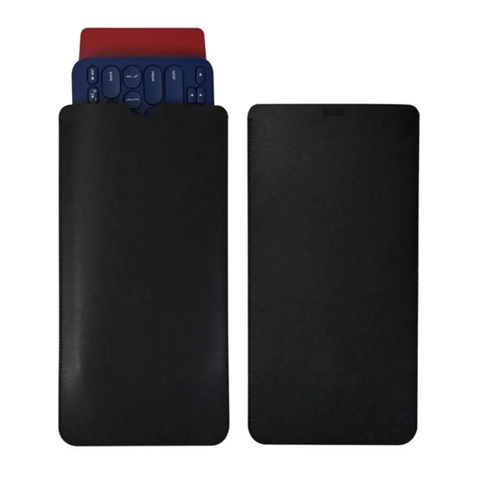 Premium PU Leather Wireless Keyboard Storage Pouch