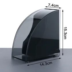 Acrylic Coffee Filter Holder with Lid - Damp - Proof Paper Dispenser and Storage Organizer (Large)