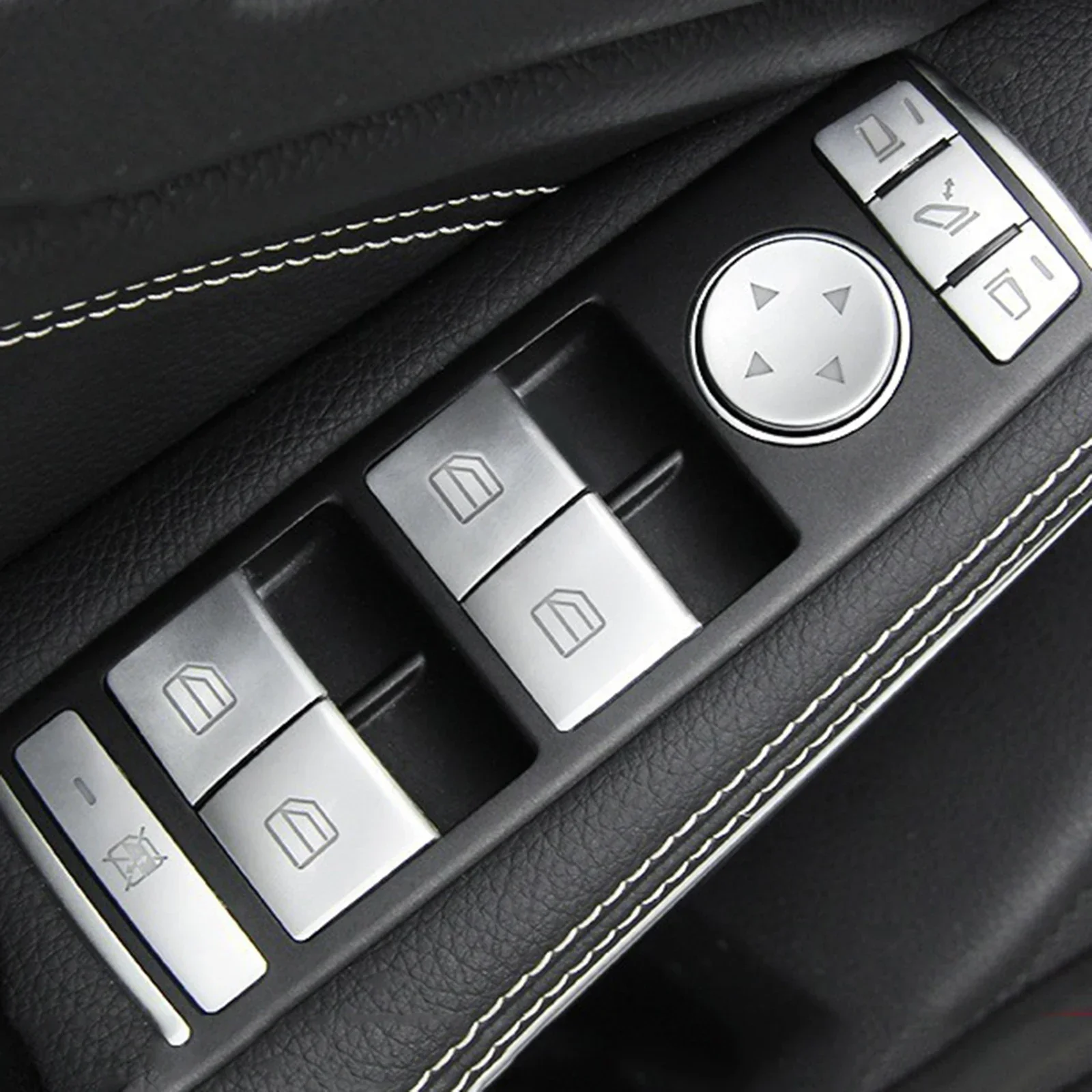 For Mercedes Benz CLA 180 200 GLA 180 200 2013 2014 2015 2016 2017 2018 2019 14x Car Parts Window Switch Button Repair Stickers