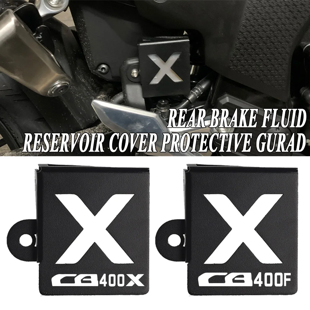 

Motorcycle ALUMINIUM 2019-2021 2020 FOR Honda CB400X CB400F CB 400X 400F Rear Brake Fluid Reservoir Cover Moto Protective Gurad